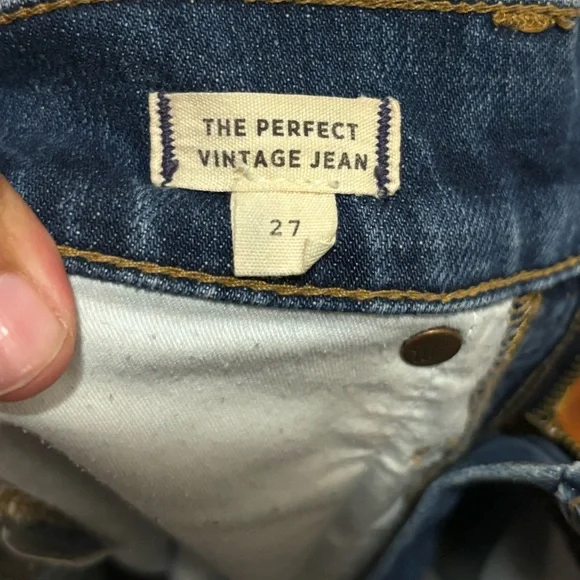 Made-well Denim The perfect Vintage Jean size 27 women’s. Previously owned. - Picture 9 of 10